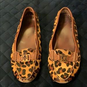 Tory Burch driving moccasins